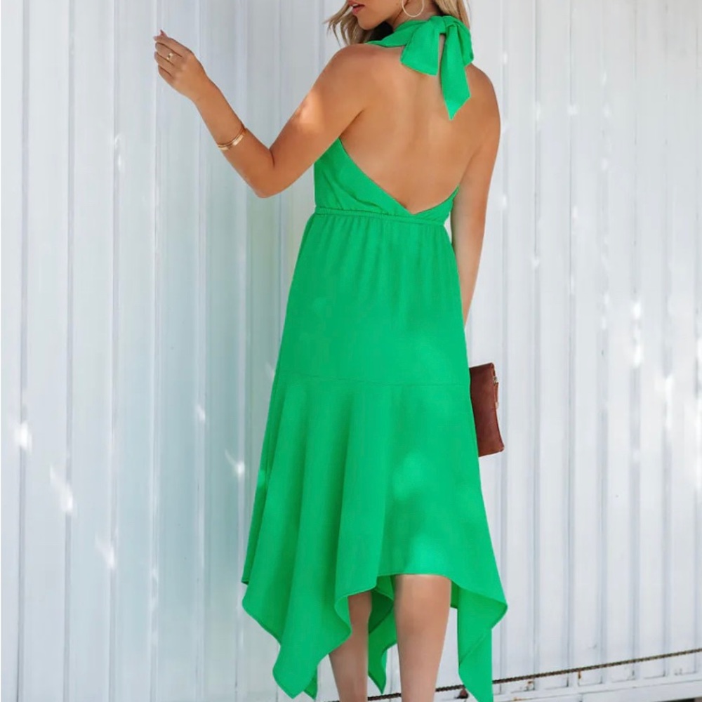 Flowy Halter Dress